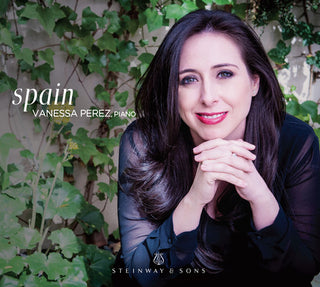 the album cover for Debussy / Perez - Spain - Vanessa Perez