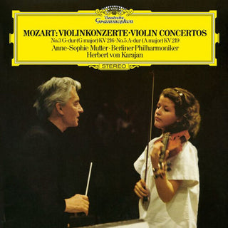 MUTTER / KARAJAN / BERLINER PHILHARMONIKER- Mozart: Violin Concertos Nos. 3 & 5 (Vinyl)