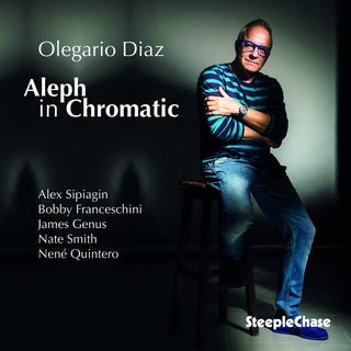 the album cover for Olegario Diaz - Aleph In Chromatic