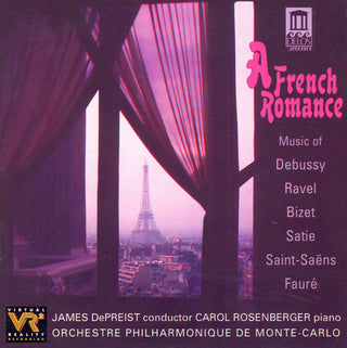 the album cover for Debussy/Ravel/Bizet/Satie/Sain - French Romance