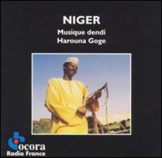 the album cover for Harouna Goge - Dende Music