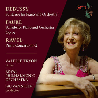 the album cover for Debussy / Tryon / Royal Philharmonic Orchestra - Works Piano & Orchestra