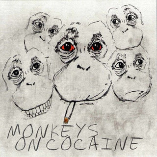 the album cover for Augie Meyers - Monkeys On Cocaine