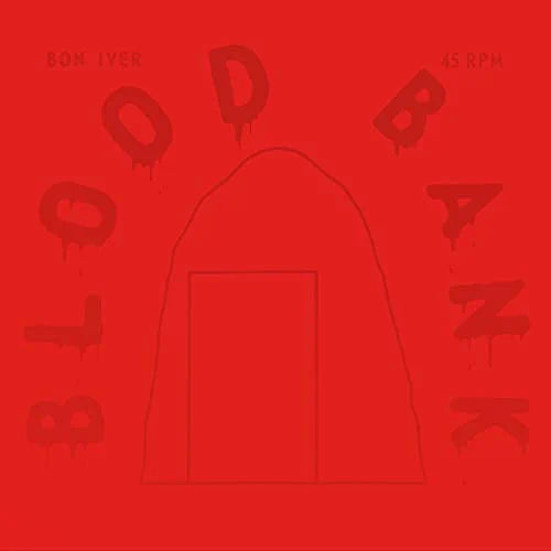 Bon Iver- Blood Bank (Red Transparent)