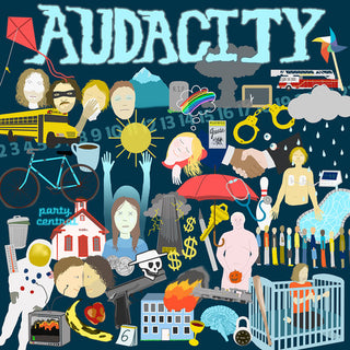 the album cover for Audacity - Hyper Vessels