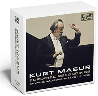 the album cover for Kurt Masur - Eurodisc Recordings (Ita)
