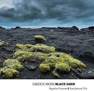 the album cover for Sigurdur Flosason - Green Moss Black Sand