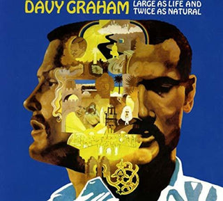 the album cover for Davy Graham - Large As Life And Twice As Natural