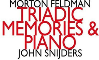 the album cover for Morton Feldman - Triadic Memories (1981)