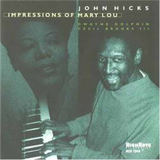the album cover for John Hicks - Impressions of Mary Lou