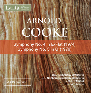 the album cover for BBC Symphony Orchestra - Cooke: Symphonies Nos. 4 & 5
