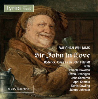the album cover for Heddle Nash - Vaughan Williams: Sir John in Love