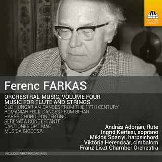 the album cover for Farkas / Adorjan / Kertesi / Herencsar / Rolla - Orchestral Music: Music for Flute & Strings 4