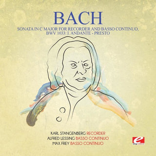 the album cover for Karl Stangenberg - Sonata C Major for Recorder & Basso Continuo BWV 1