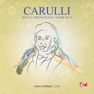 the album cover for Dakko Petrinjak - Duo 2 for Guitar in G Major Op 34
