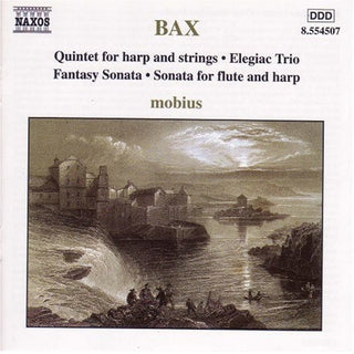 the album cover for Mobius - Quintet for Harp & Strings / Sonata Flute & Harp