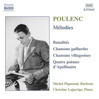 the album cover for Christine Lajarrige - Melodies: Banalites / Montparnasse / Rosamonde