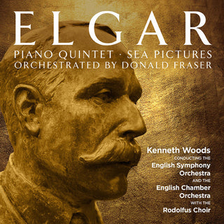 the album cover for Elgar / Woods / English Co - Piano Quintet / Sea Pictures