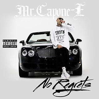 the album cover for Mr Capone E - No Regrets
