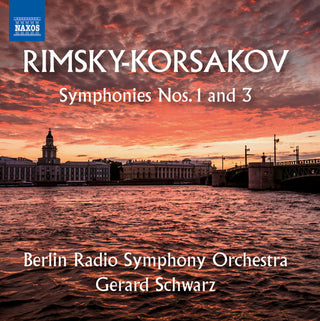 the album cover for Nikolai Korsakov Rimsky - Symphonies Nos. 1 & 3