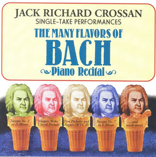the album cover for Jack Richard Crossan - Prelude & Fuge / Toccata: Single Take Performances