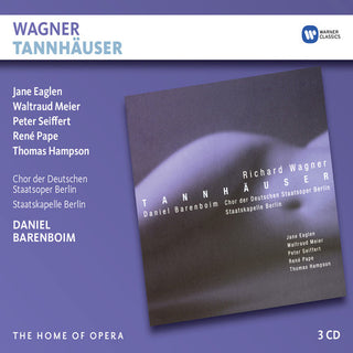 the album cover for Wagner / Barenboim / Pape / Seiffert / Hampson - Tannhauser