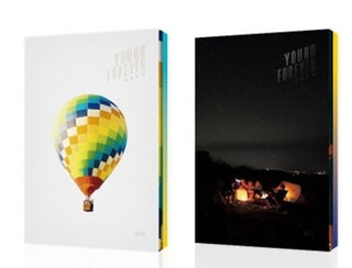 the album cover for BTS - Young Forever (Random cover, incl. 112-page photobook, one random polaroid photocard and one folded poster)