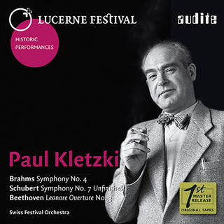 the album cover for Schweizerisches Festspielorchester - Paul Kletzki Conducts Brahms Schubert & Beethoven