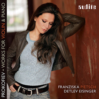 the album cover for Franziska Pietsch - Prokofiev: Works For Violin & Piano