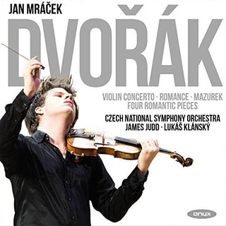 the album cover for Dvorak / Mazurek / Jan Mracek - Dvorak: Violin Concerto, Romance in F, Mazurek Op.49, Four RomanticPieces