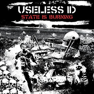 the album cover for Useless Id - State is Burning