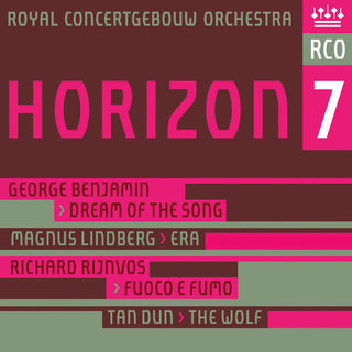 the album cover for G Benjamin / Royal Concertgebouw Orchestra - Horizon 7