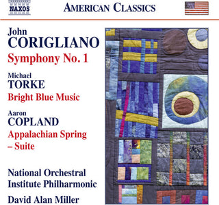 the album cover for David Miller Alan - Corigliano: Symphony No. 1