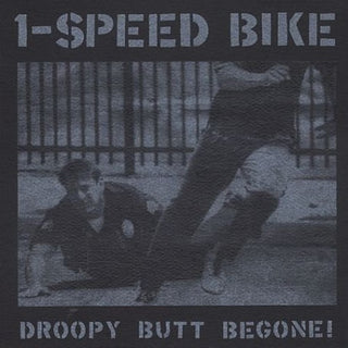 the album cover for One-Speed Bike - Droopy Butt Begone!
