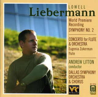 the album cover for L. Liebermann - Symphony 2 / Flute Concerto