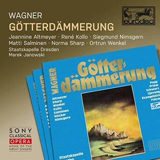 the album cover for Wagner - Gotter-dammerung