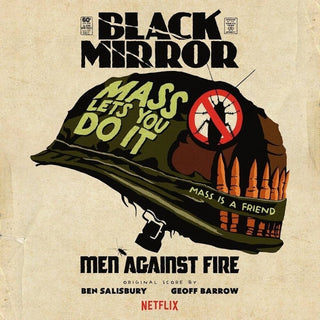 the album cover for Salisbury, Ben / Barrow, Geoff - Black Mirror: Men Against Fire / O.S.T. (Uk)