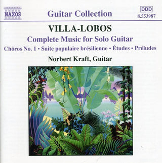 the album cover for Norbert Kraft - Complete Music for Solo Guitar