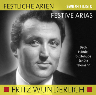 the album cover for J Bach S / Wunderlich - Festive Arias