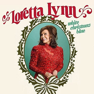 the album cover for Loretta Lynn - White Christmas Blue