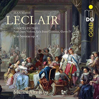 the album cover for Leclair / Musica Alta Ripa - Trio Sonatas 4