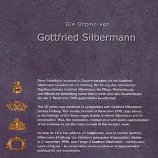 the album cover for Ewald Kooiman / Various - V5-8: Die Orgeln von Gottfried Silbermann