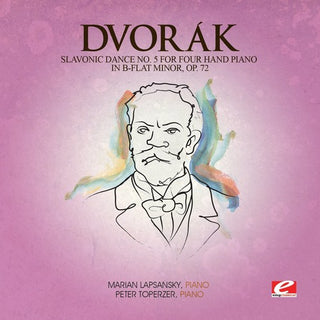 the album cover for Marian Lapsansky - Slavonic Dance 5 Four Hand Piano B-Flat Min 72