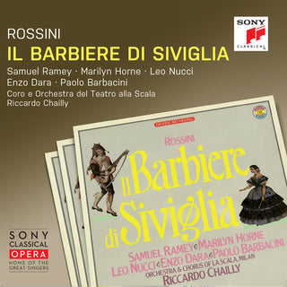 the album cover for Rossini / Riccardo Chailly - Barbiere Di Siviglia