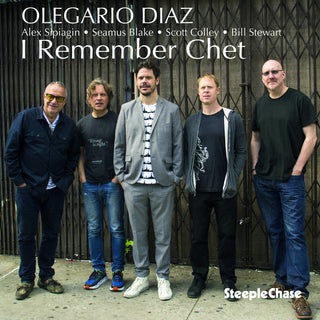 the album cover for Olegario Diaz - I Remember Chet