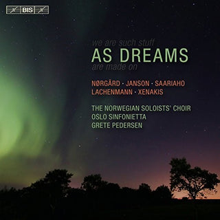 the album cover for Janson / Lachenmann / Solistkor / Sinfonietta - As Dreams