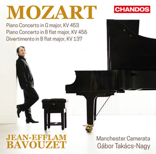 the album cover for Mozart / Bavouzet / Manchester Camerata - Mozart: Piano Concertos