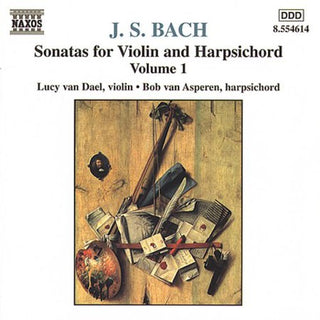 the album cover for Bob Van Asperen - Sonatas for Violin & Harpsichord 1