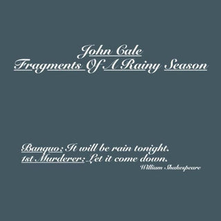 John Cale- Fragments Of A Rainy Season (Vinyl)