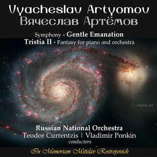 the album cover for Teodor Currentzis - Artyomov: Gentle Emanation / Tristia II